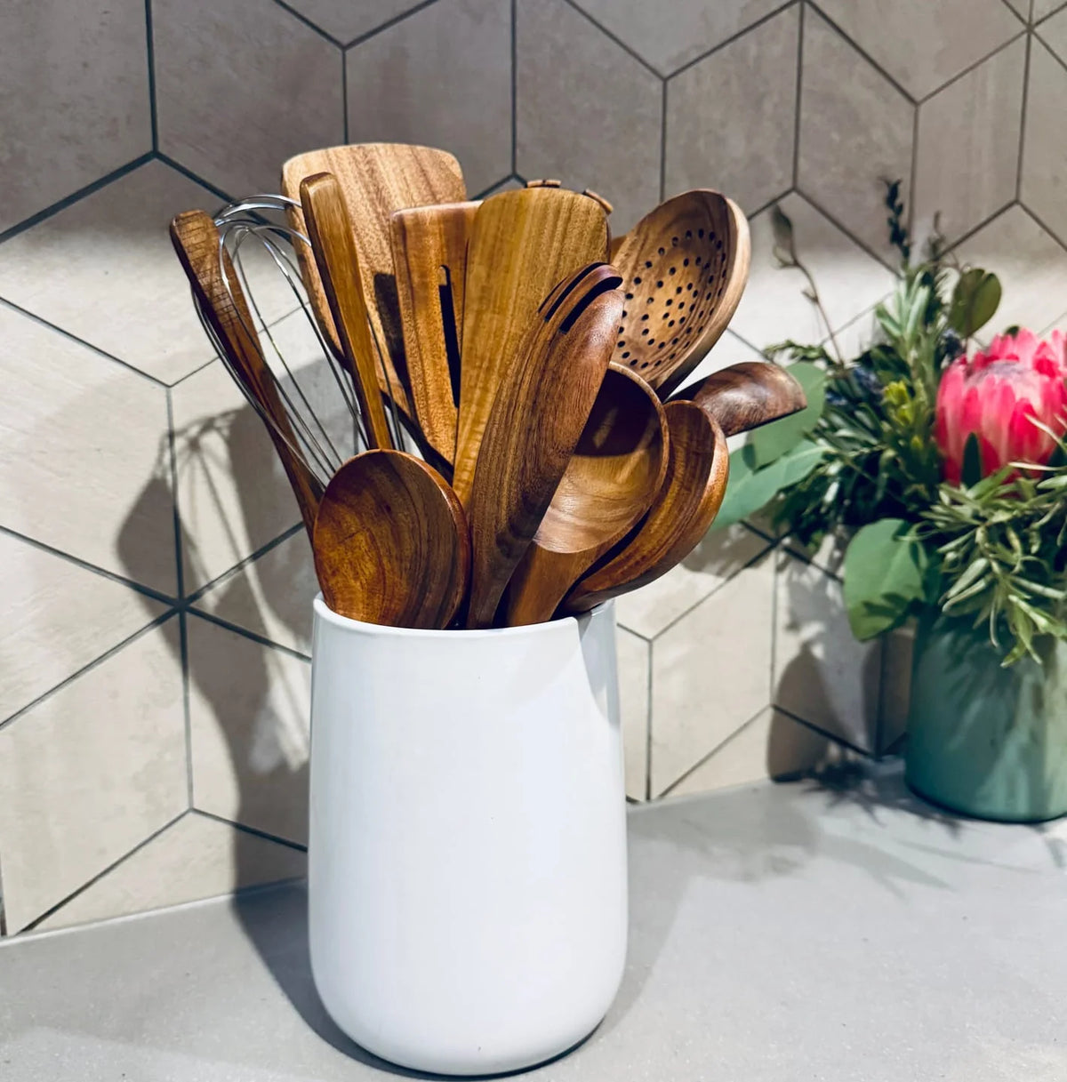 Acacia Wood Utensil Set